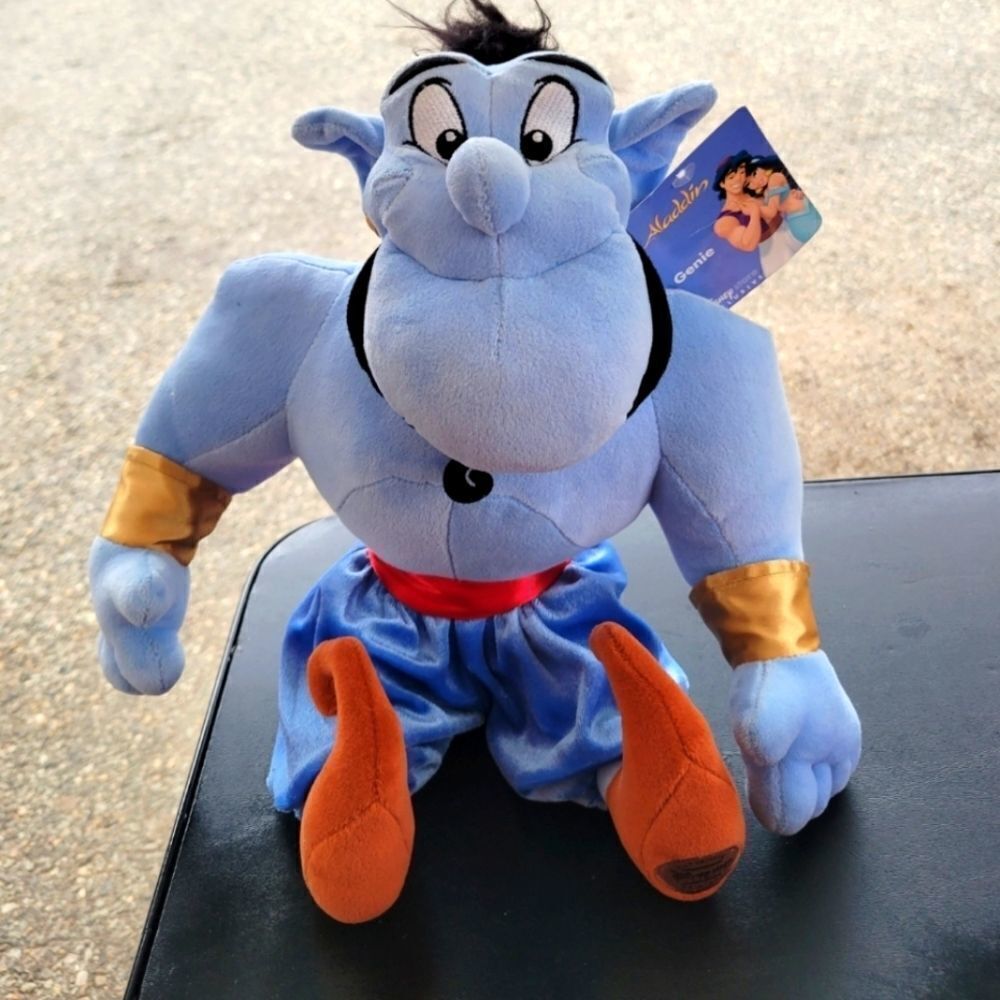 New authentic Disney store exclusive Aladdin Genie plush toy